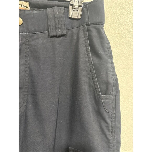 511 Tactical  Pants Cargo Navy Ripstop Flex-Tac Work Mens 32x32 - Picture 3 of 8